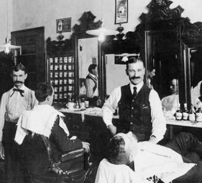 The barber history - from the distant 18th century to our days
