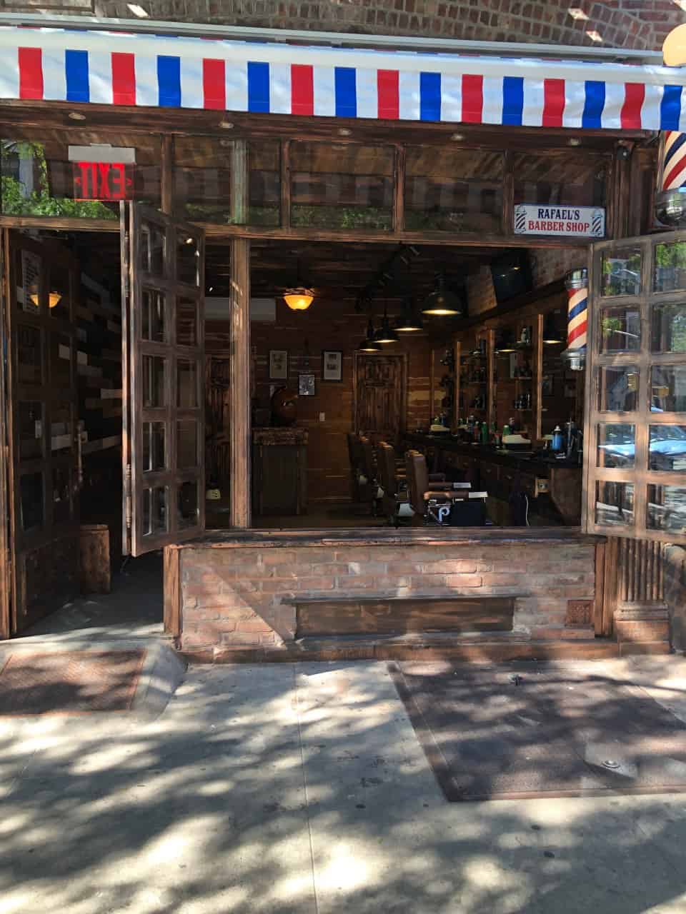 vintage style barbershop