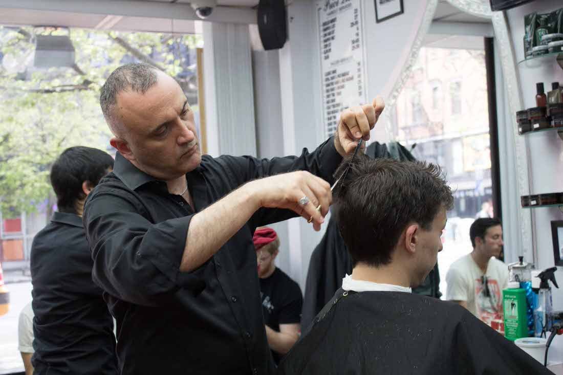 The Barber Shop Shave Follows Tradition